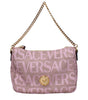 Versace Pink Fabric Handbags