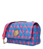 Sacs à bandoulière en tissu bleu Versace