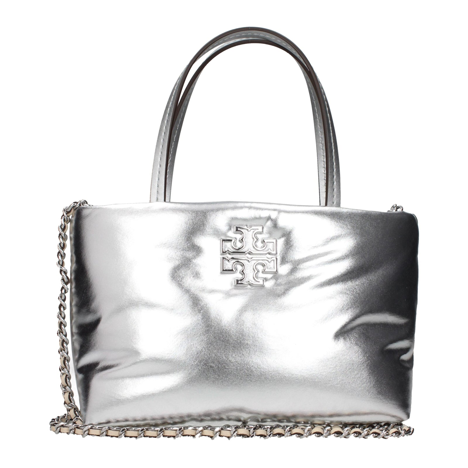 Tory Burch Gray Leather Handbags