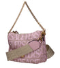 Versace Pink Fabric Handbags