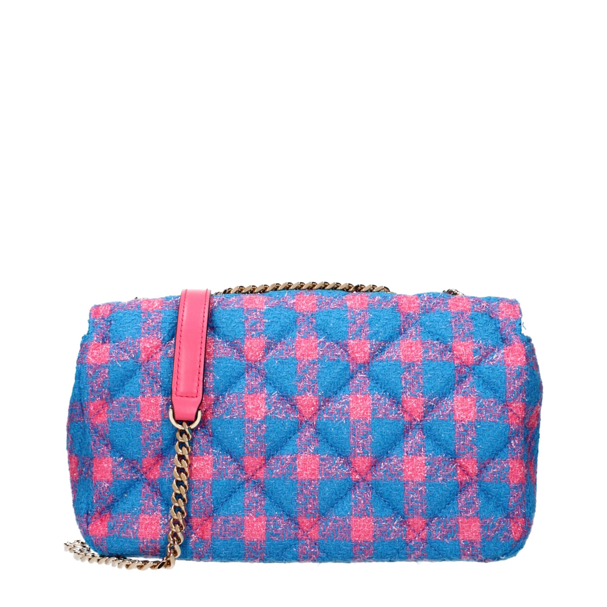 Sacs à bandoulière en tissu bleu Versace