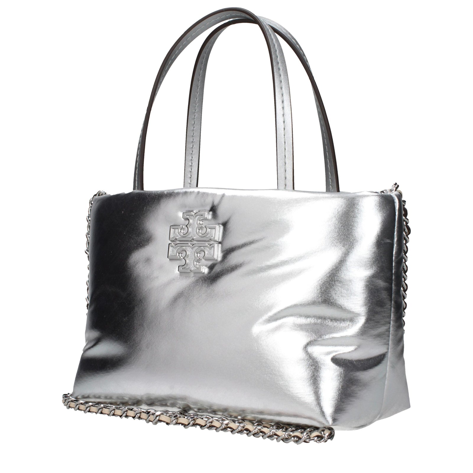 Tory Burch Gray Leather Handbags