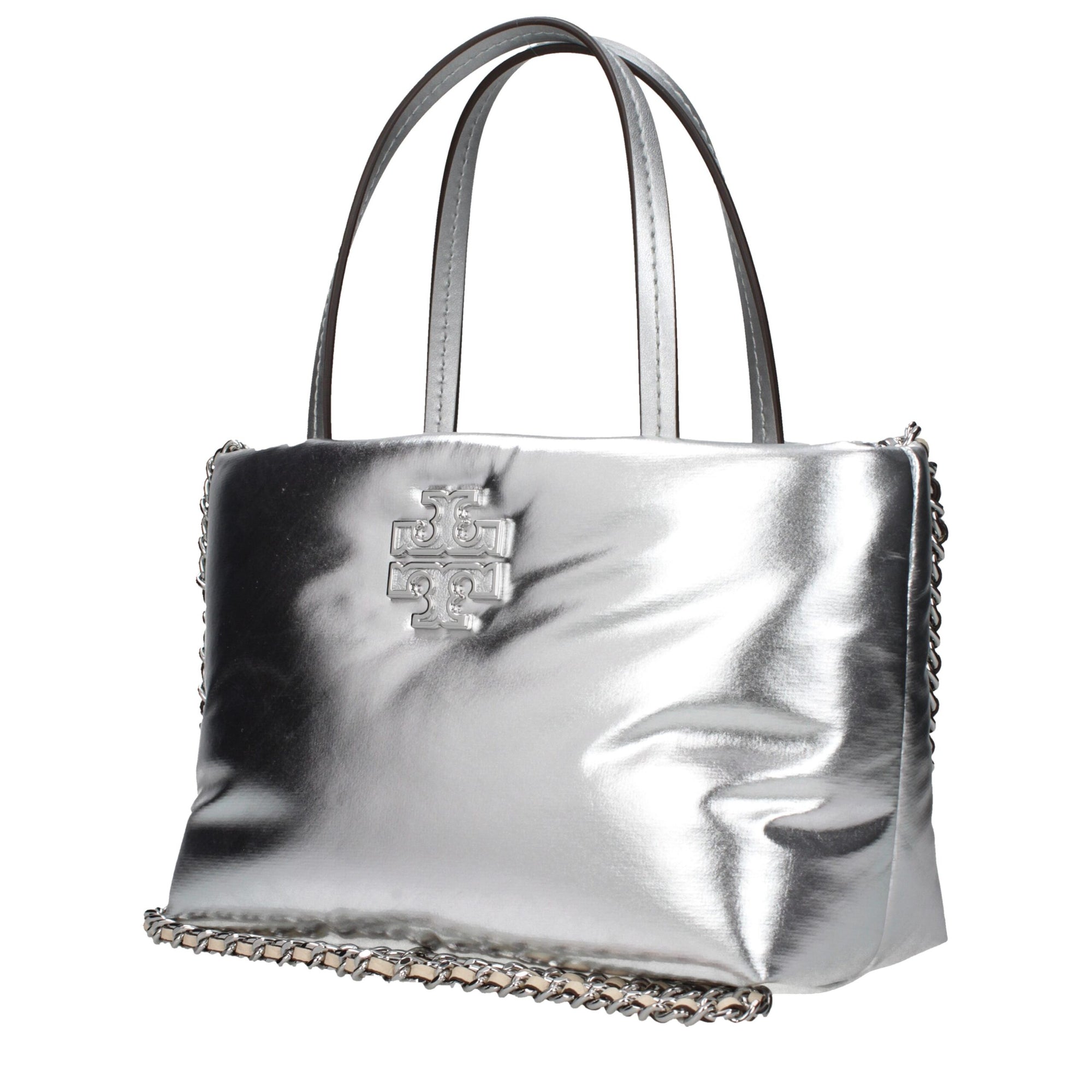 Tory Burch Gray Leather Handbags