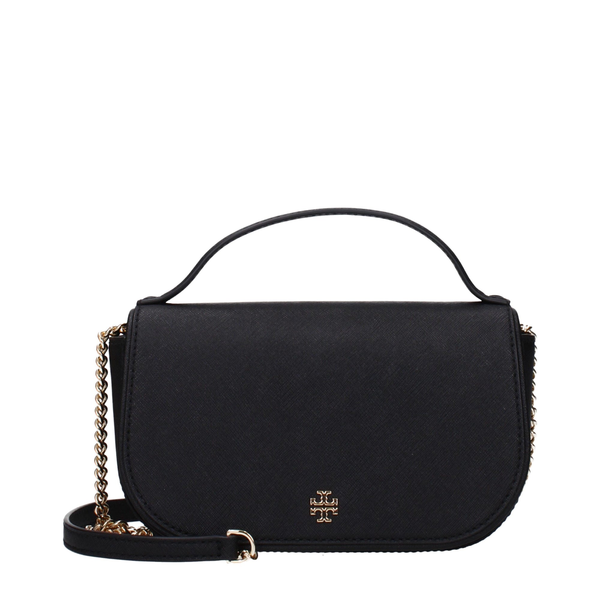 Tory Burch Black Leather Handbags