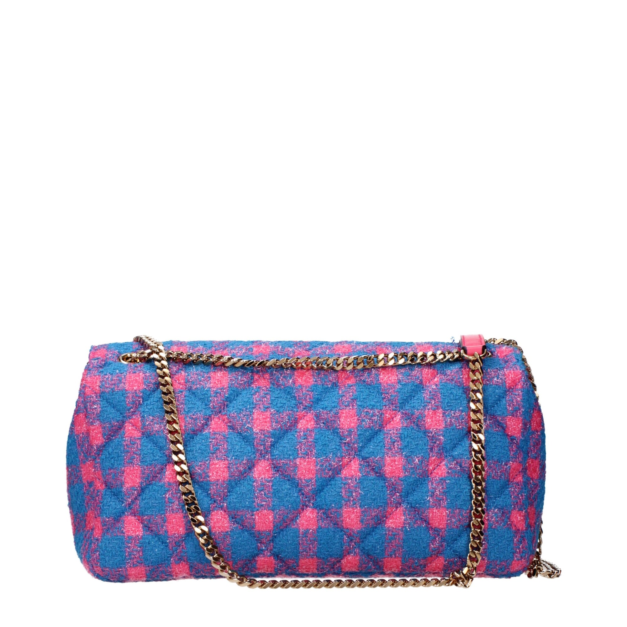 Sacs à bandoulière en tissu bleu Versace