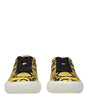 Versace Gold Fabric Sneakers