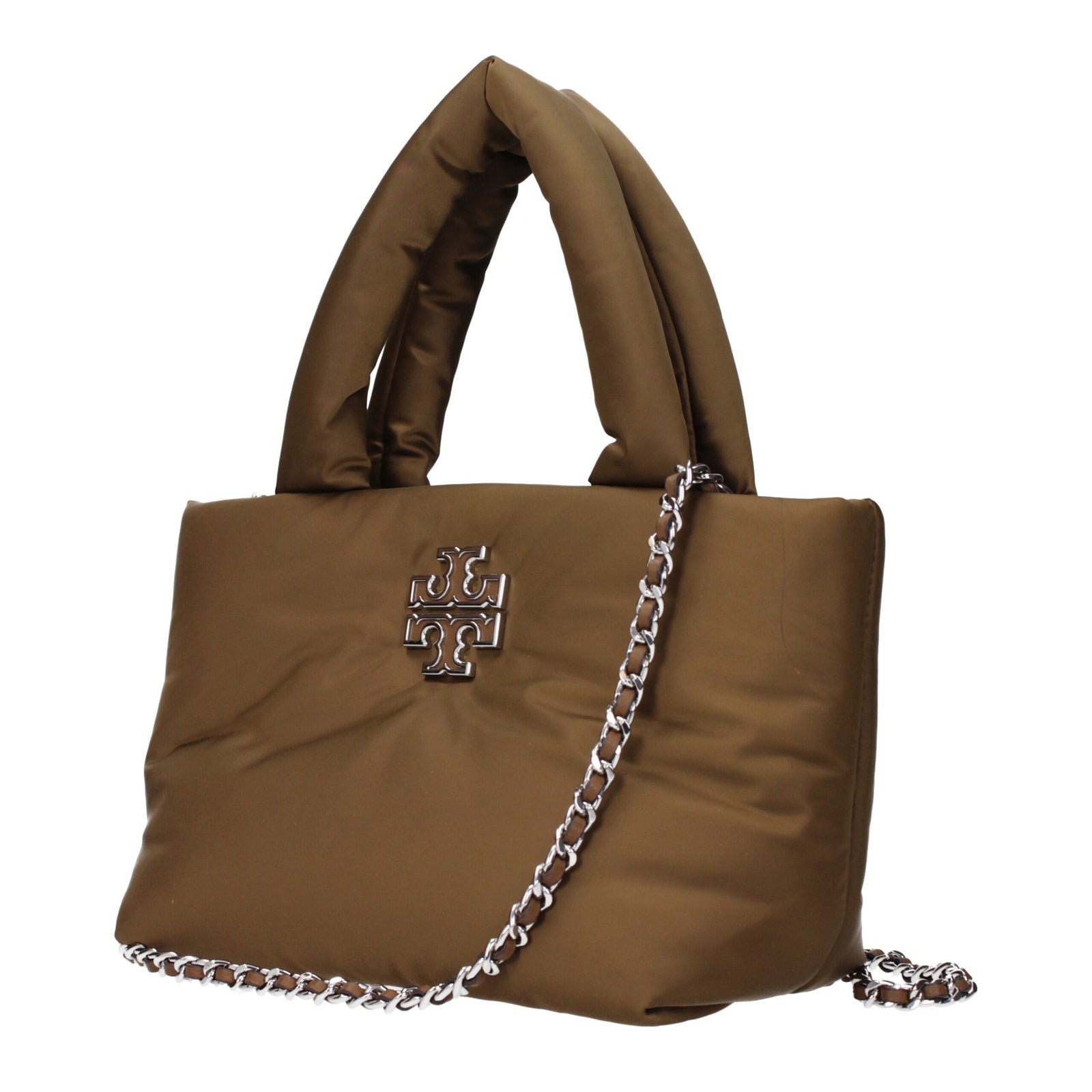 Tory Burch Brown Fabric Handbags