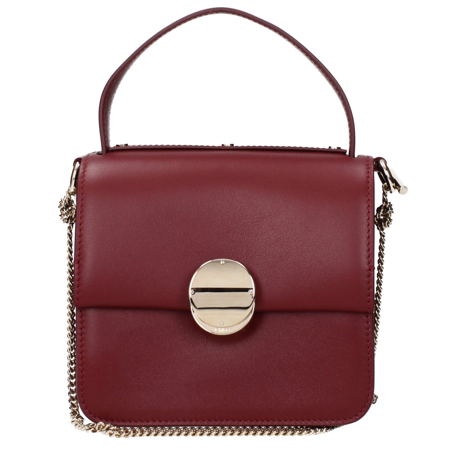 Sacs à main en cuir rouge Chloé