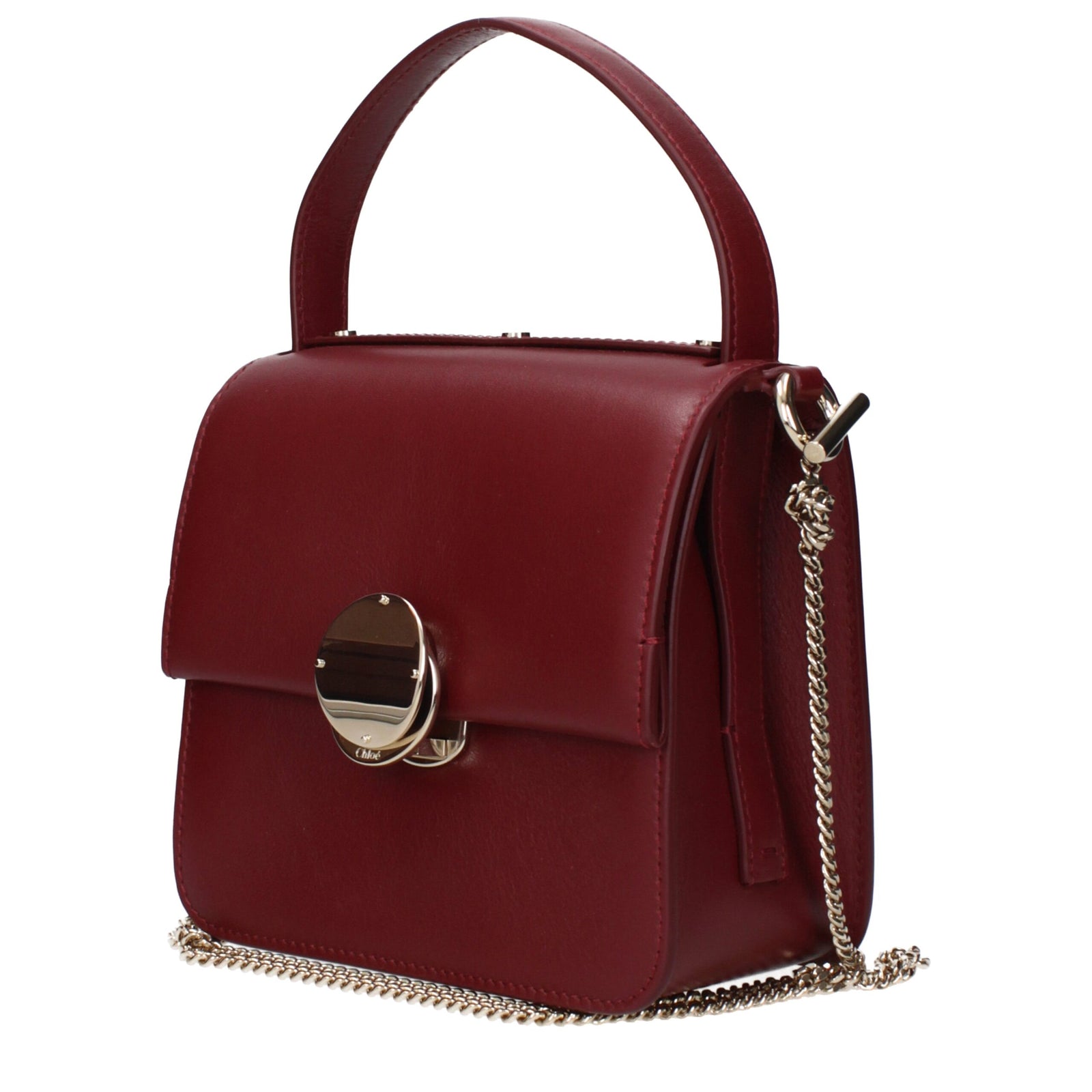 Sacs à main en cuir rouge Chloé