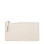 Portefeuilles en cuir beige Maison Margiela