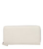 Portefeuille en cuir beige Maison Margiela