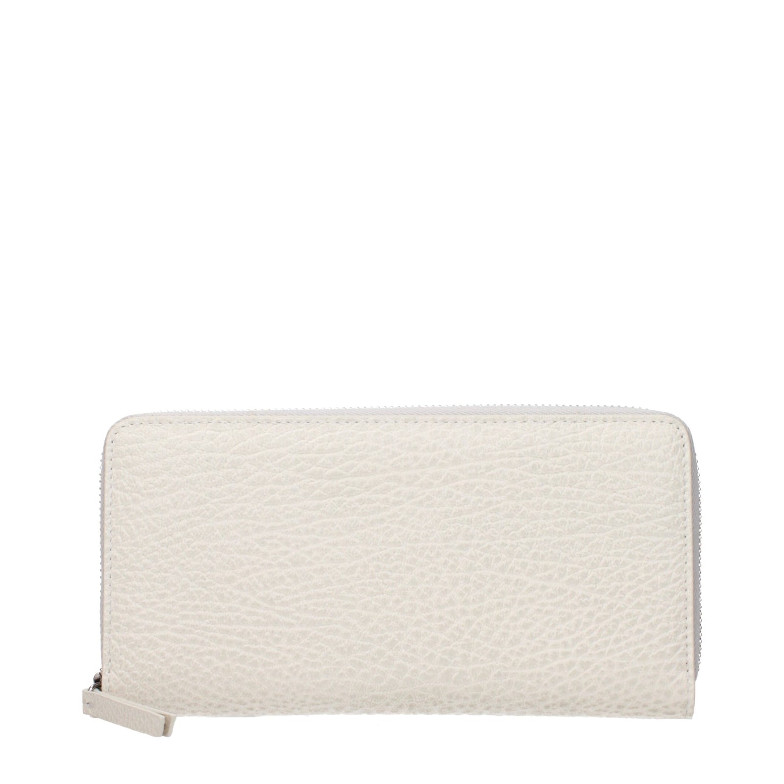 Portefeuille en cuir beige Maison Margiela