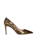 Broche en cuir marron Miu Miu