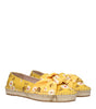 Miu Miu Yellow Fabric Espadrilles