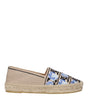 Espadrilles en tissu beige Prada