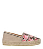 Espadrilles en tissu beige Prada