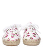 Espadrilles en tissu blanc Prada