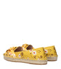 Miu Miu Yellow Fabric Espadrilles