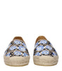 Espadrilles en tissu beige Prada