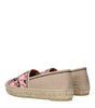 Espadrilles en tissu beige Prada