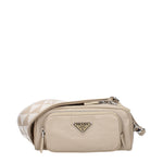 Sacs à bandoulière Prada en cuir beige