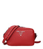 Sacs à bandoulière en cuir rouge Prada