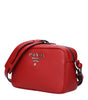Sacs à bandoulière en cuir rouge Prada