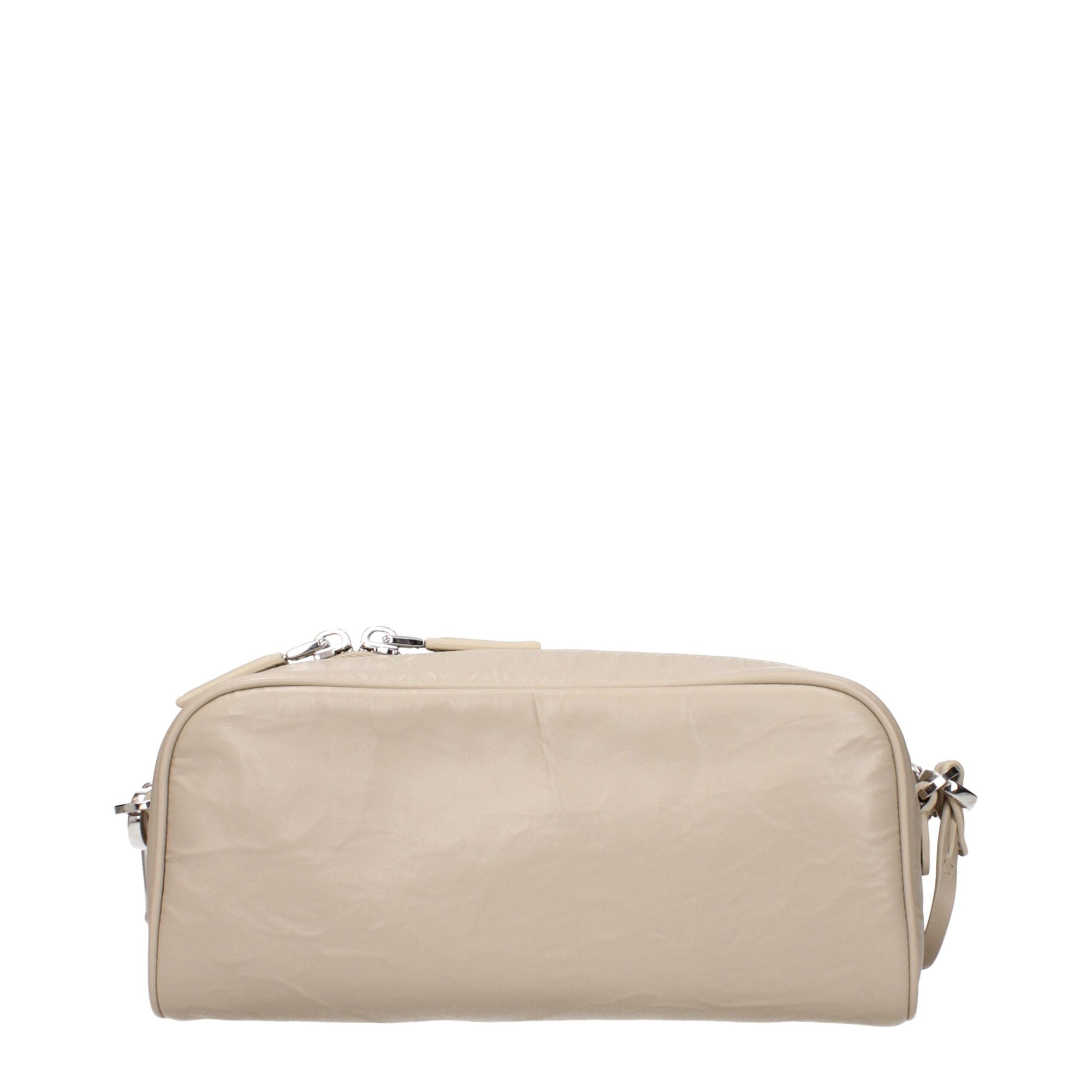 Sacs à bandoulière Prada en cuir beige