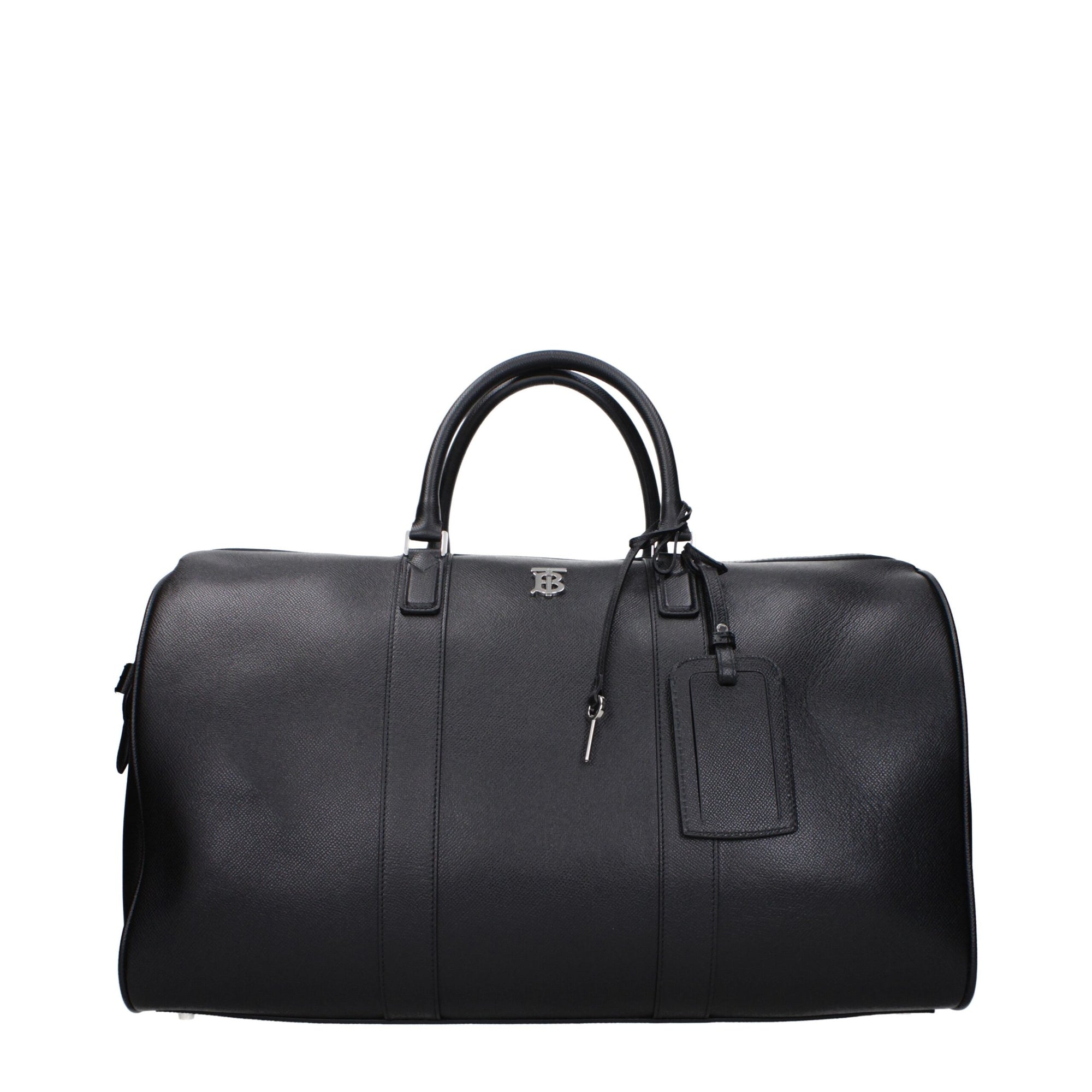 Bagages et voyages en cuir noir Burberry