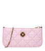 Versace Pink Fabric Shoulder Bags