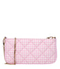 Versace Pink Fabric Shoulder Bags