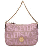 Versace Pink Fabric Handbags