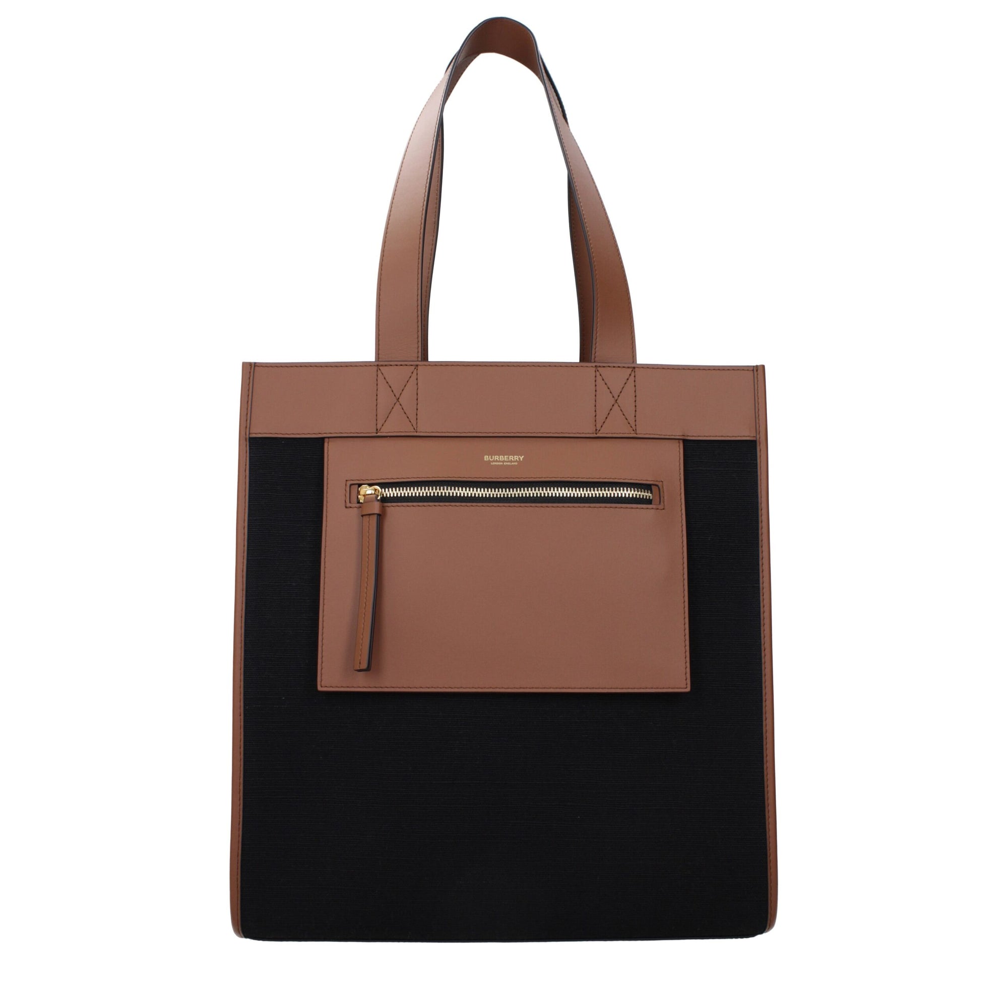 Burberry Black Fabric Shoulder Bags