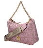 Versace Beige Fabric Handbags