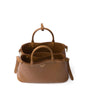 Prada Leather Buckle Handle Bag
