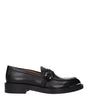 Christian Dior Black Leather Slip-On Loafers