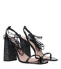 Miu Miu Black Leather Platforms