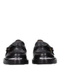 Christian Dior Black Leather Slip-On Loafers