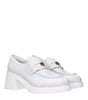Broche en cuir blanc Miu Miu