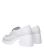 Broche en cuir blanc Miu Miu