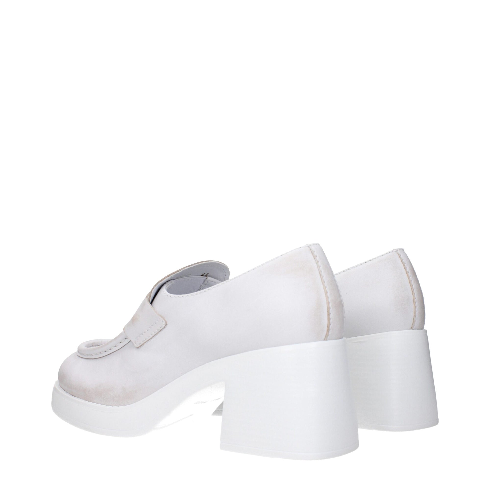 Broche en cuir blanc Miu Miu