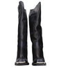 Miu Miu Black Leather High Heel Boots