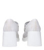 Broche en cuir blanc Miu Miu