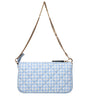 Versace Light Blue Fabric Handbags