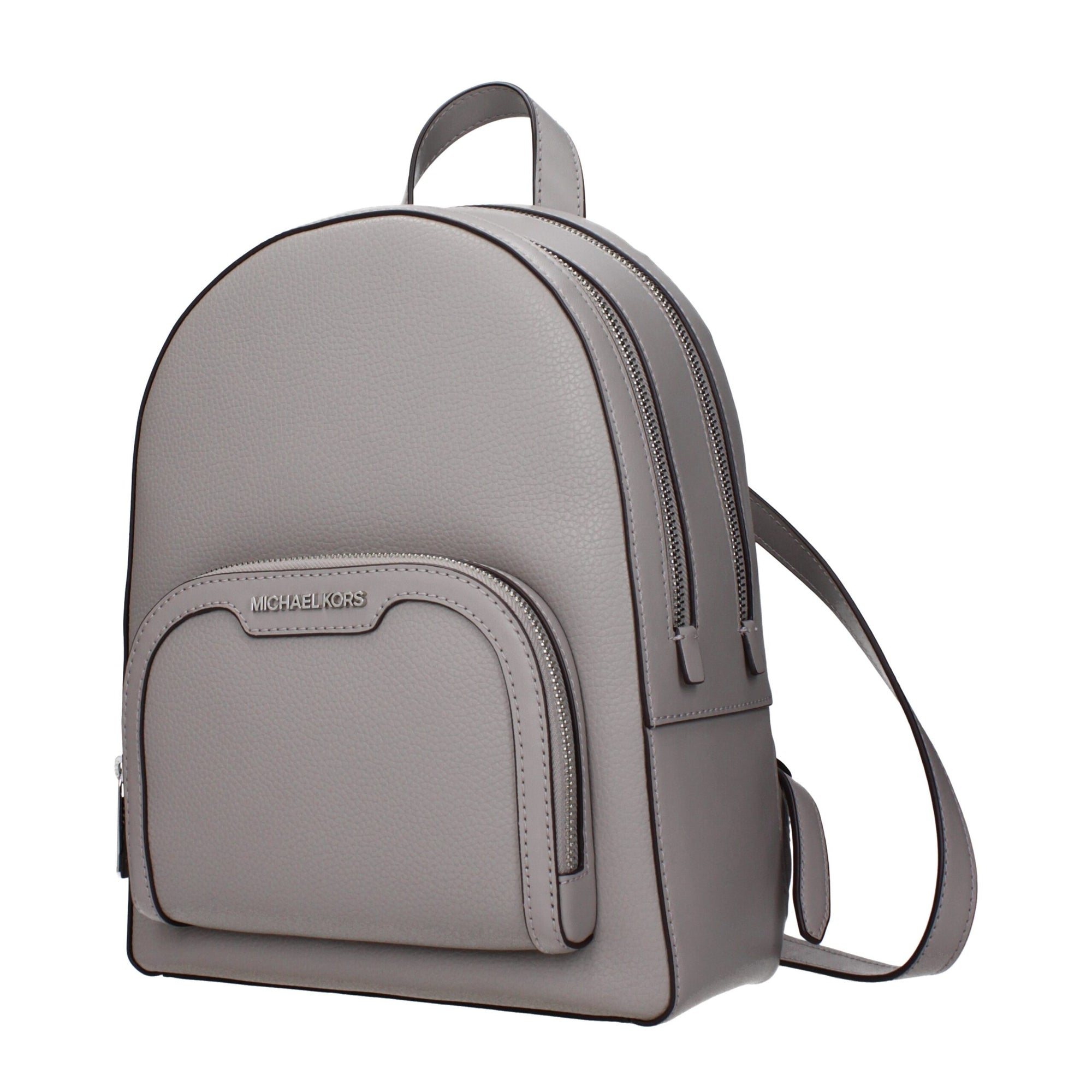 Sacs à dos en cuir gris Michael Kors