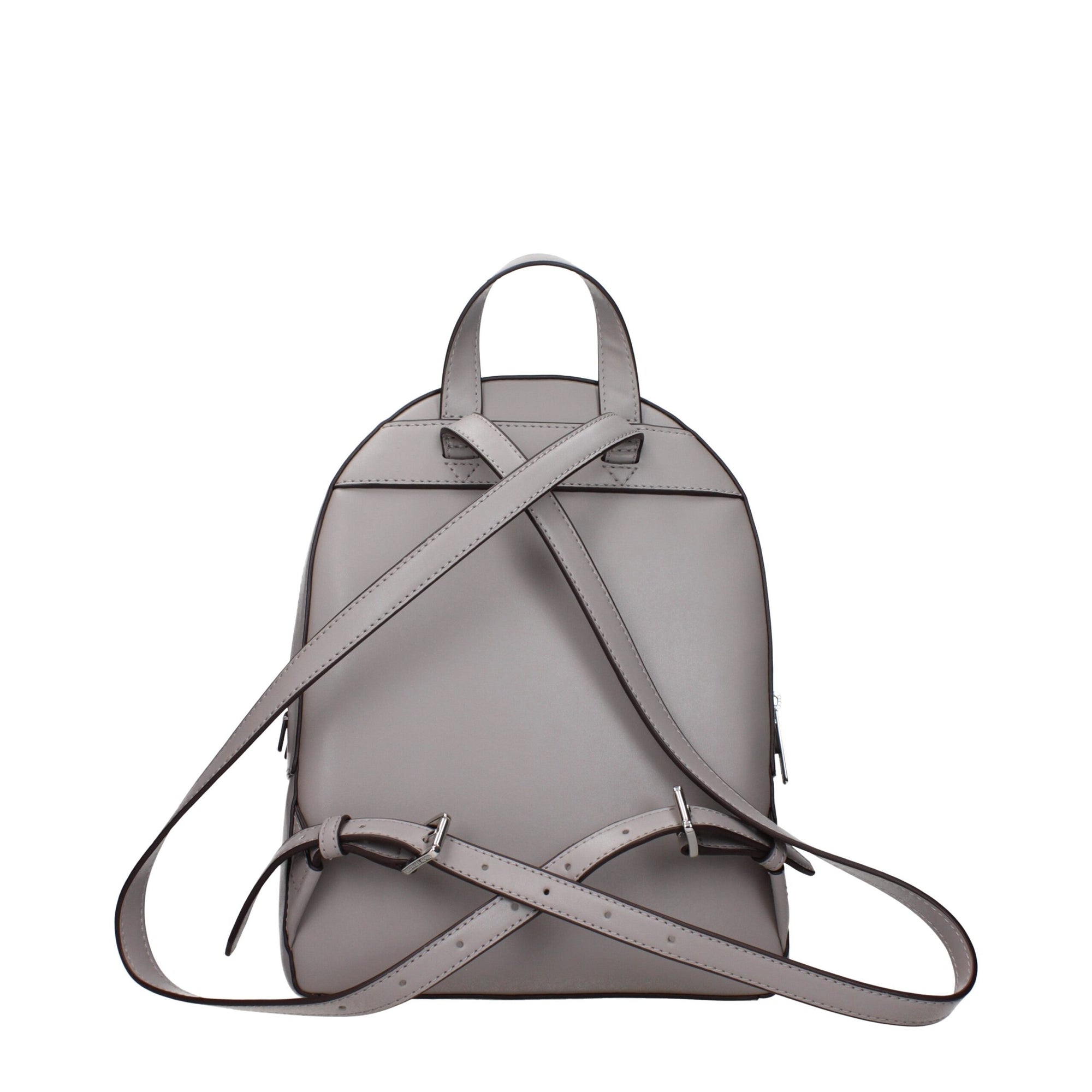 Sacs à dos en cuir gris Michael Kors