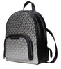 Michael Kors Black Fabric Backpacks