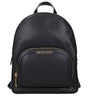 Michael Kors Black Leather Backpacks