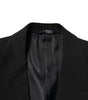 Dolce & Gabbana Black Cotton Single Breasted 2 Piece Suit