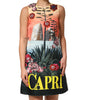 Dolce & Gabbana Multicolor Crystal Embellished A-line Mini Dress